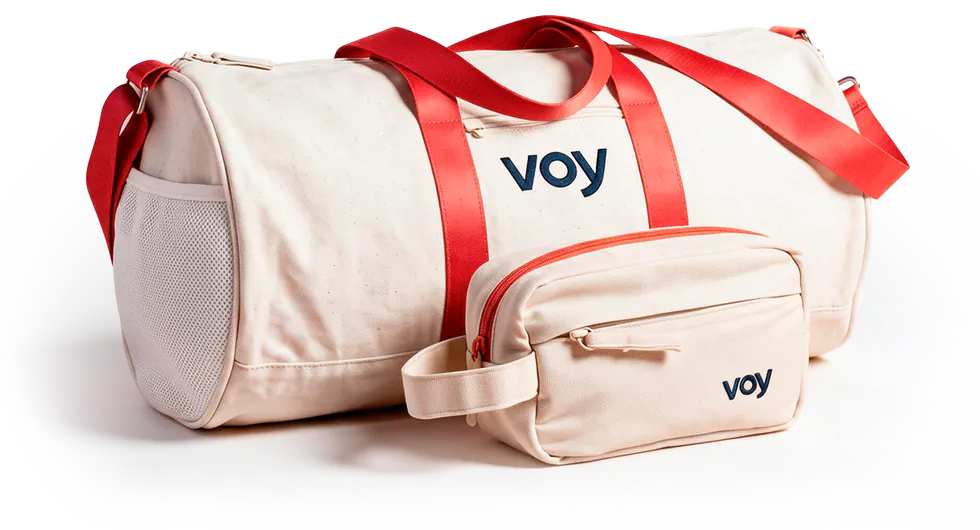 A bolsa e a necessaire exclusivas do Mês do Cliente